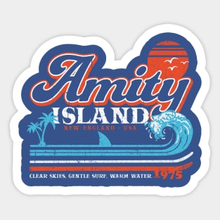 Amity Island Retro (Universal © UCS LLC) Sticker